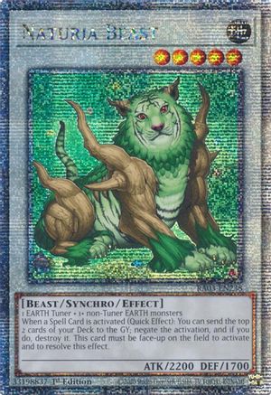 Naturia Beast (Quarter Century Secret Rare) [RA03-EN238] Quarter Century Secret Rare - Yu-Gi-Oh! - Card Brawlers | Quebec | Canada |