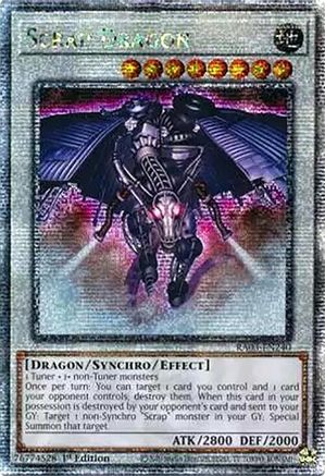 Scrap Dragon (Quarter Century Secret Rare) [RA03-EN240] Quarter Century Secret Rare