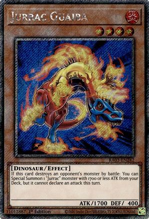 Jurrac Guaiba (Platinum Secret Rare) [RA03-EN242] Platinum Secret Rare - Yu-Gi-Oh! - Card Brawlers | Quebec | Canada |