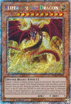 Slifer le Dragon Céleste (Platine Secrète Rare) [RA03-EN244] Platine Secrète Rare 
