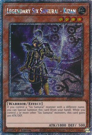 Legendary Six Samurai - Kizan (Platinum Secret Rare) [RA03-EN249] Platinum Secret Rare - Yu-Gi-Oh! - Card Brawlers | Quebec | Canada |