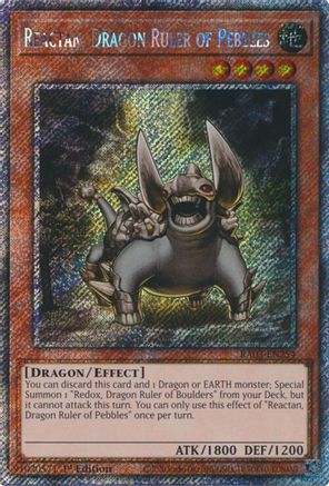 Reactan, Dragon Ruler of Pebbles (Platinum Secret Rare) [RA03-EN254] Platinum Secret Rare - Yu-Gi-Oh! - Card Brawlers | Quebec | Canada |