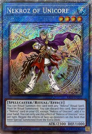 Nekroz of Unicore (Platinum Secret Rare) [RA03-EN262] Platinum Secret Rare - Yu-Gi-Oh! - Card Brawlers | Quebec | Canada |