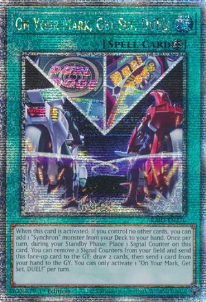 On Your Mark, Get Set, DUEL! (Quarter Century Secret Rare) [RA03-EN276] Quarter Century Secret Rare - Yu-Gi-Oh! - Card Brawlers | Quebec | Canada |