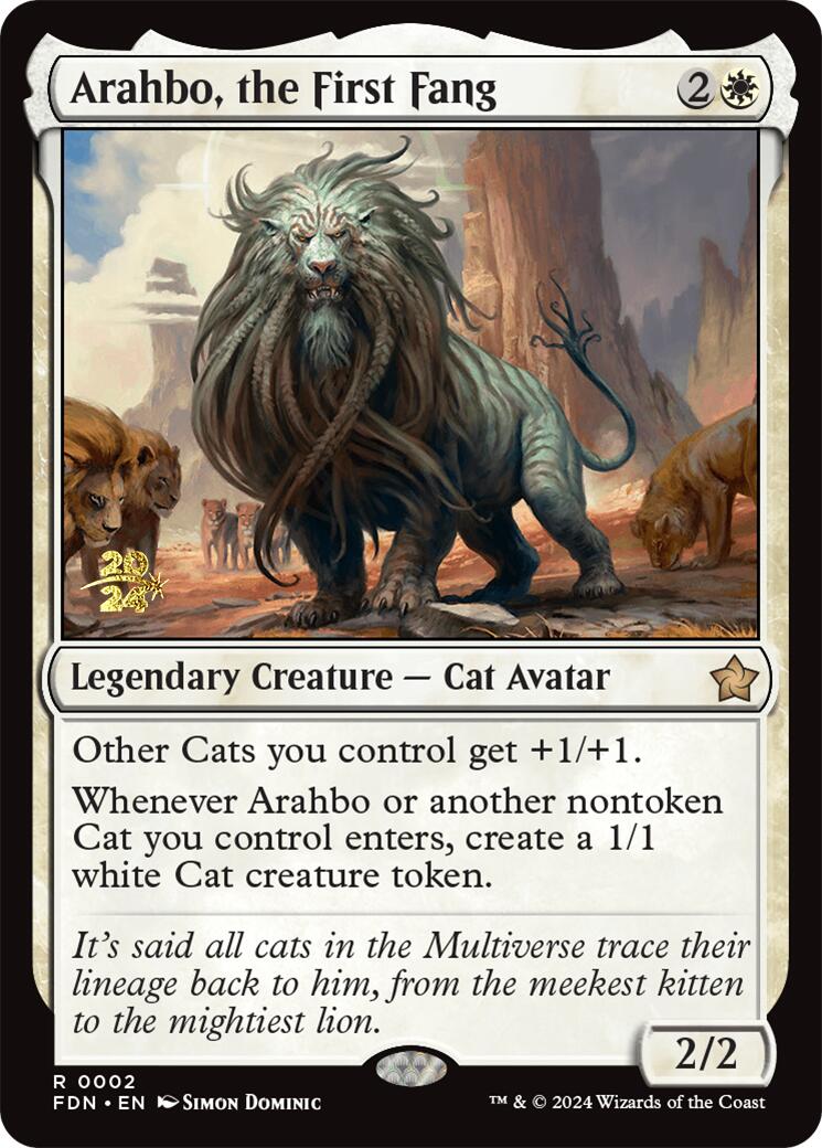 Arahbo, the First Fang [Foundations Prerelease Promos] - Magic: The Gathering - Card Brawlers | Quebec | Canada |