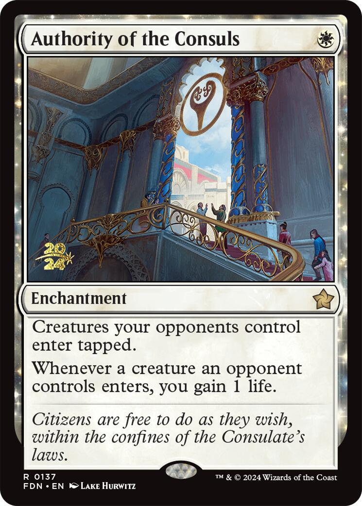 Authority of the Consuls [Foundations Prerelease Promos] - Magic: The Gathering - Card Brawlers | Quebec | Canada |