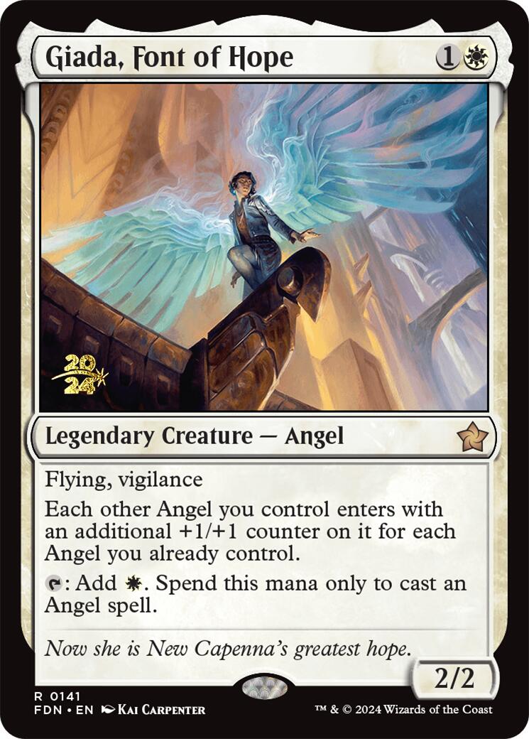 Giada, Font of Hope [Foundations Prerelease Promos] - Magic: The Gathering - Card Brawlers | Quebec | Canada |