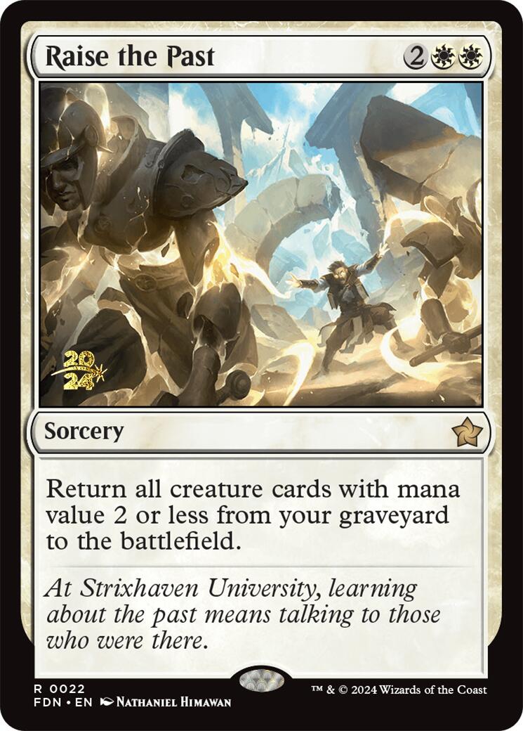Raise the Past [Foundations Prerelease Promos] - Magic: The Gathering - Card Brawlers | Quebec | Canada |