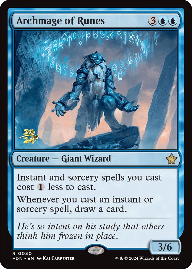 Archmage of Runes [Foundations Prerelease Promos] - Magic: The Gathering - Card Brawlers | Quebec | Canada |
