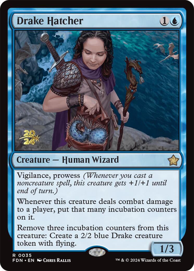 Drake Hatcher [Foundations Prerelease Promos] - Magic: The Gathering - Card Brawlers | Quebec | Canada |