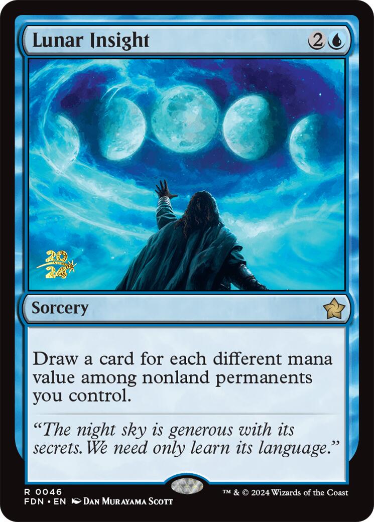 Lunar Insight [Foundations Prerelease Promos] - Magic: The Gathering - Card Brawlers | Quebec | Canada |