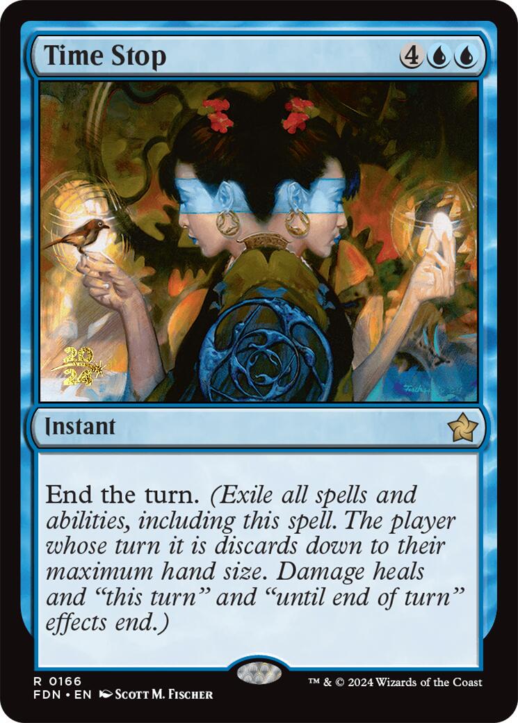Time Stop [Foundations Prerelease Promos] - Magic: The Gathering - Card Brawlers | Quebec | Canada |