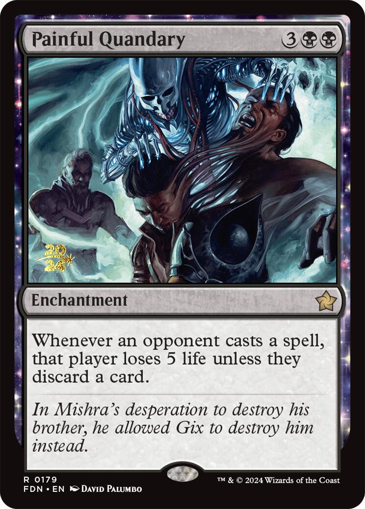 Painful Quandary [Foundations Prerelease Promos] - Magic: The Gathering - Card Brawlers | Quebec | Canada |