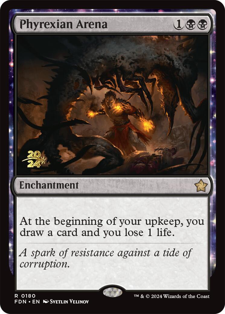 Phyrexian Arena [Foundations Prerelease Promos] - Magic: The Gathering - Card Brawlers | Quebec | Canada |