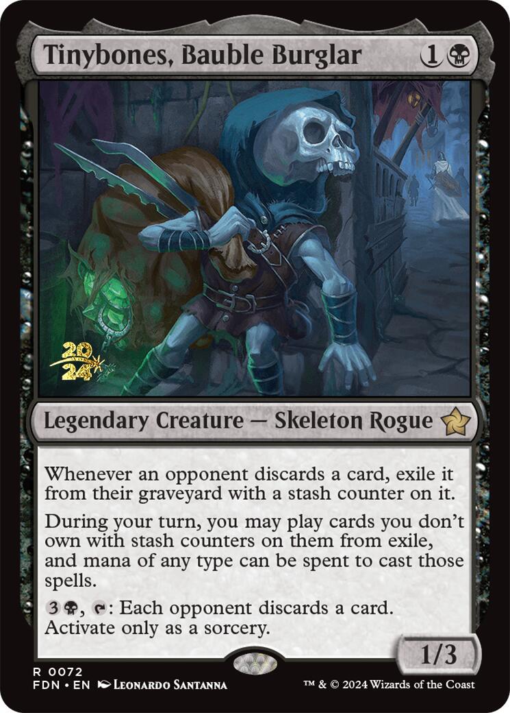 Tinybones, Bauble Burglar [Foundations Prerelease Promos] - Magic: The Gathering - Card Brawlers | Quebec | Canada |