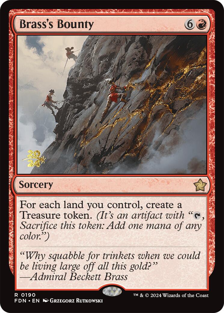 Brass's Bounty [Foundations Prerelease Promos] - Magic: The Gathering - Card Brawlers | Quebec | Canada |