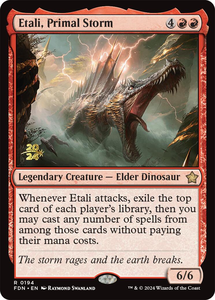 Etali, Primal Storm [Foundations Prerelease Promos] - Magic: The Gathering - Card Brawlers | Quebec | Canada |