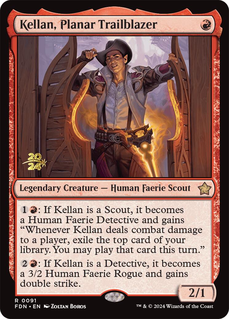 Kellan, Planar Trailblazer [Foundations Prerelease Promos] - Magic: The Gathering - Card Brawlers | Quebec | Canada |