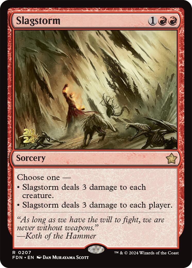 Slagstorm [Foundations Prerelease Promos] - Magic: The Gathering - Card Brawlers | Quebec | Canada |
