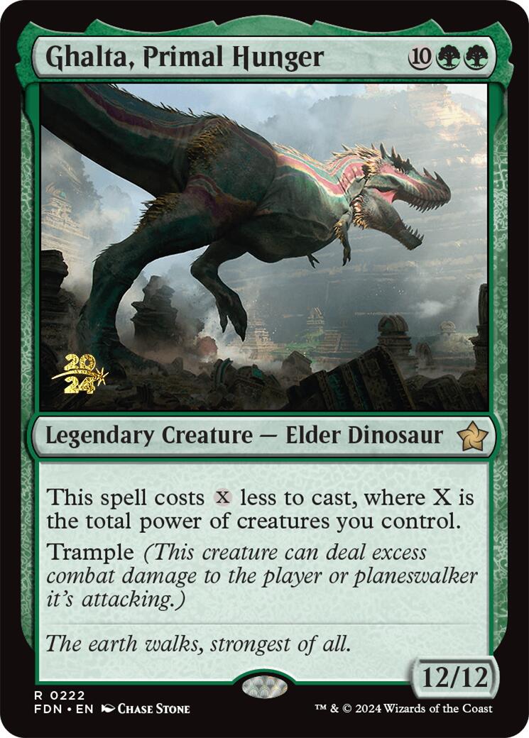 Ghalta, Primal Hunger [Foundations Prerelease Promos] - Magic: The Gathering - Card Brawlers | Quebec | Canada |