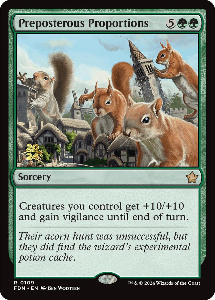 Preposterous Proportions [Foundations Prerelease Promos] - Magic: The Gathering - Card Brawlers | Quebec | Canada |