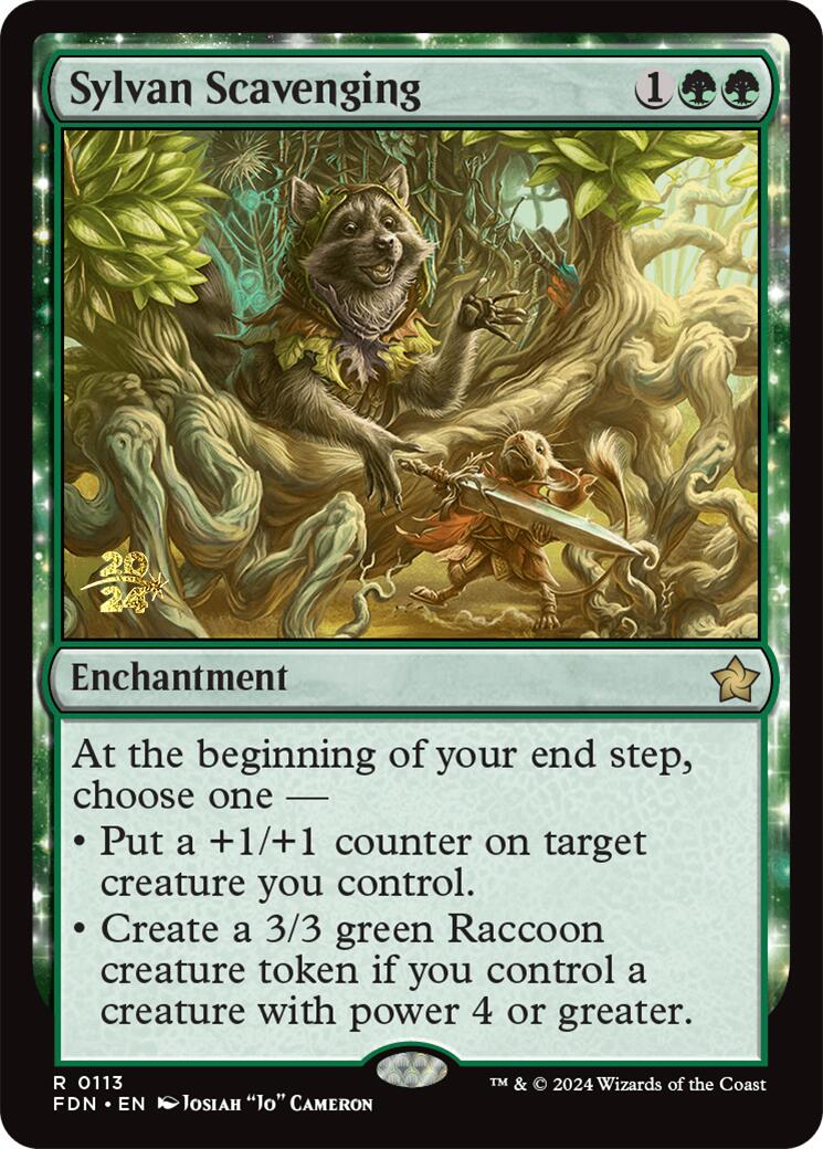 Sylvan Scavenging [Foundations Prerelease Promos] - Magic: The Gathering - Card Brawlers | Quebec | Canada |