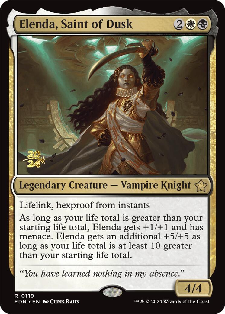 Elenda, Saint of Dusk [Foundations Prerelease Promos] - Magic: The Gathering - Card Brawlers | Quebec | Canada |