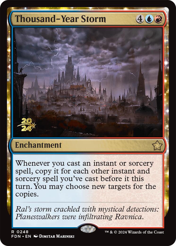 Thousand-Year Storm [Foundations Prerelease Promos] - Magic: The Gathering - Card Brawlers | Quebec | Canada |