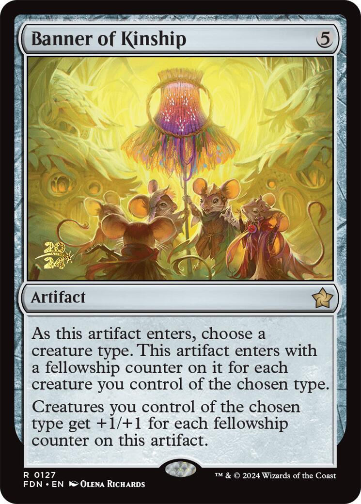 Banner of Kinship [Foundations Prerelease Promos] - Magic: The Gathering - Card Brawlers | Quebec | Canada |