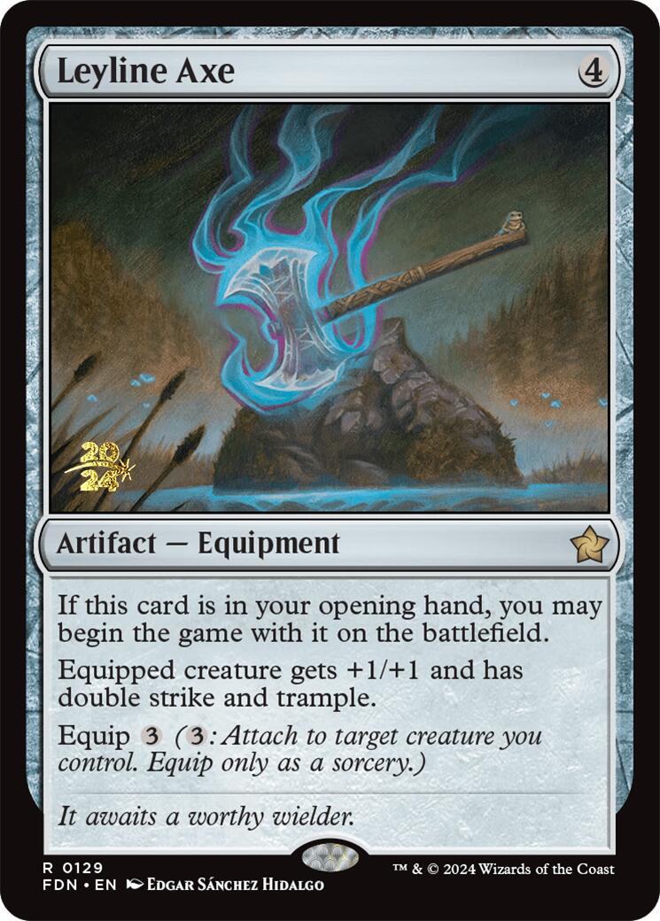 Leyline Axe [Foundations Prerelease Promos] - Magic: The Gathering - Card Brawlers | Quebec | Canada |
