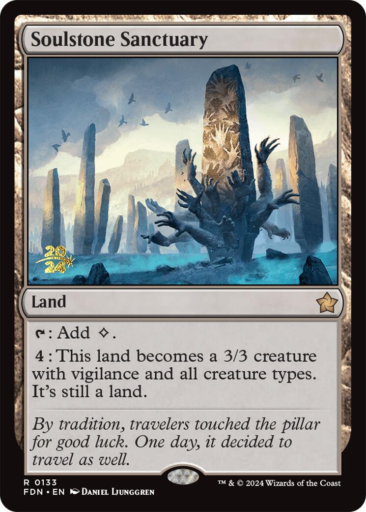 Soulstone Sanctuary [Foundations Prerelease Promos] - Magic: The Gathering - Card Brawlers | Quebec | Canada |