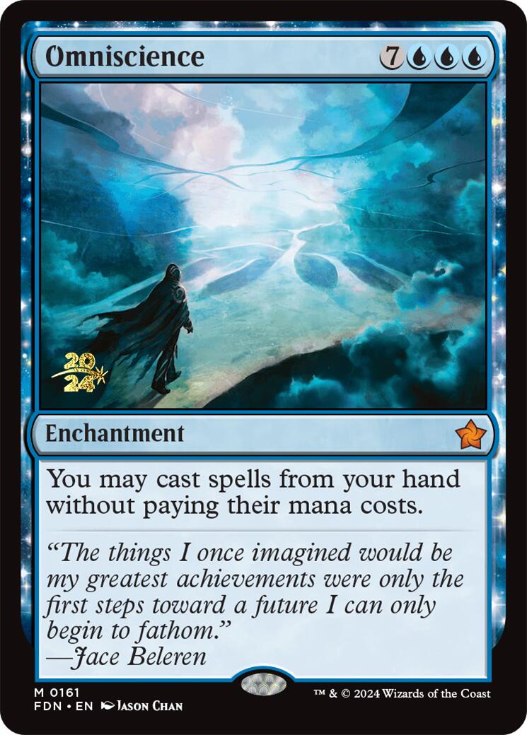 Omniscience [Foundations Prerelease Promos] - Magic: The Gathering - Card Brawlers | Quebec | Canada |