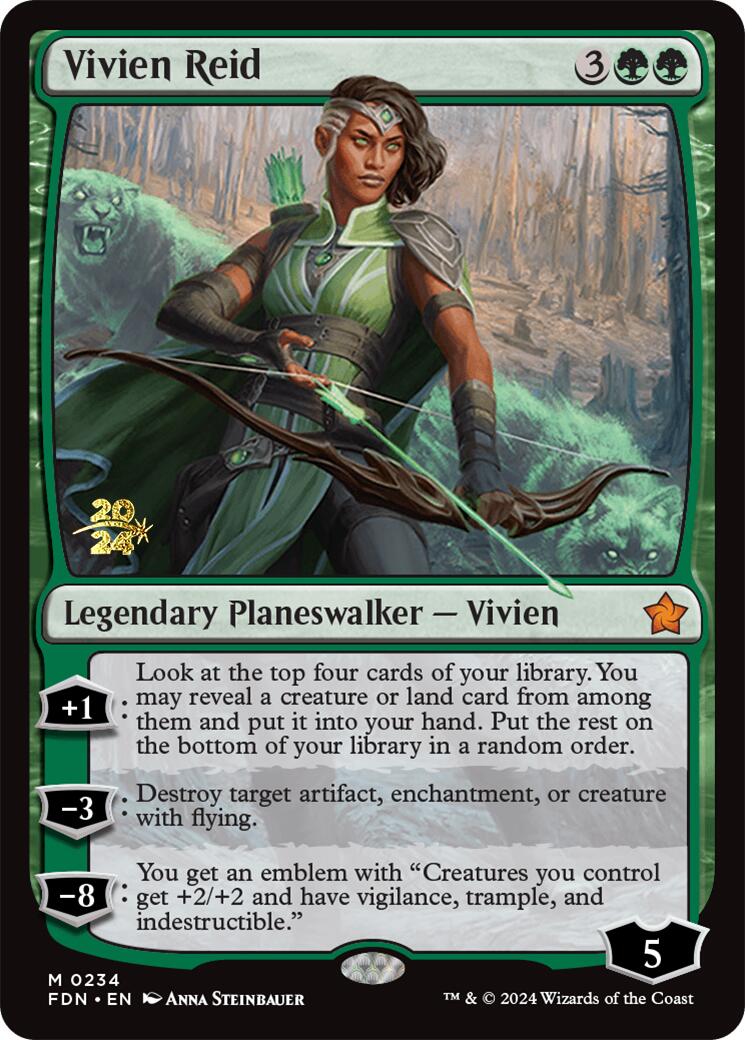 Vivien Reid [Foundations Prerelease Promos] - Magic: The Gathering - Card Brawlers | Quebec | Canada |