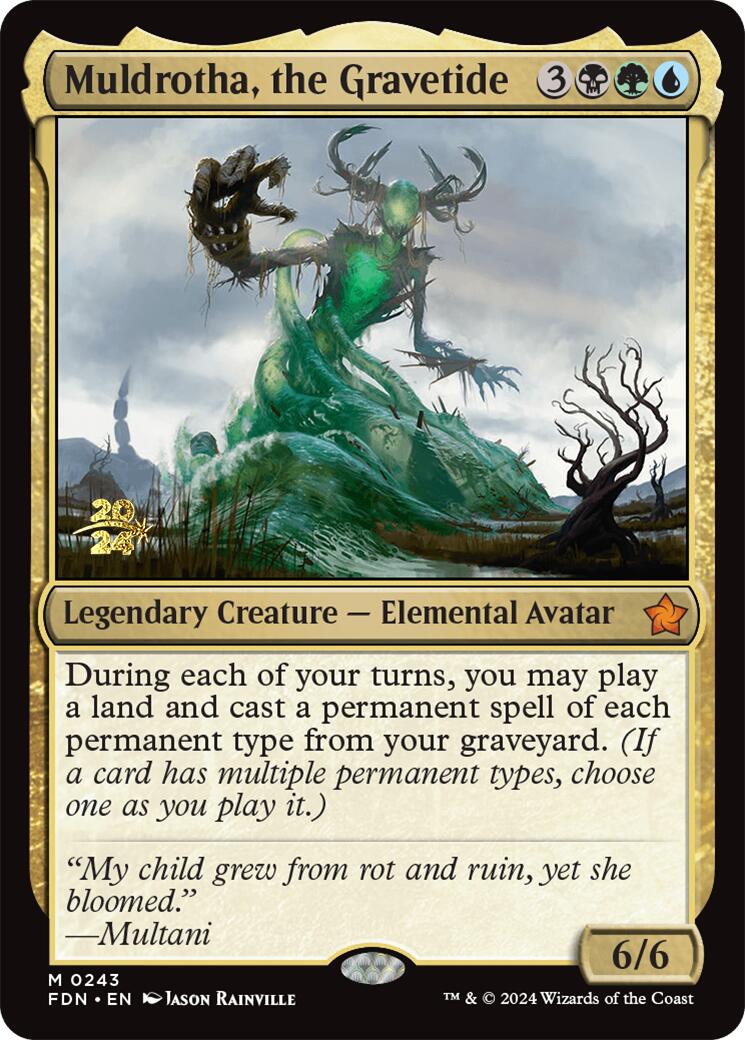 Muldrotha, the Gravetide [Foundations Prerelease Promos] - Magic: The Gathering - Card Brawlers | Quebec | Canada |