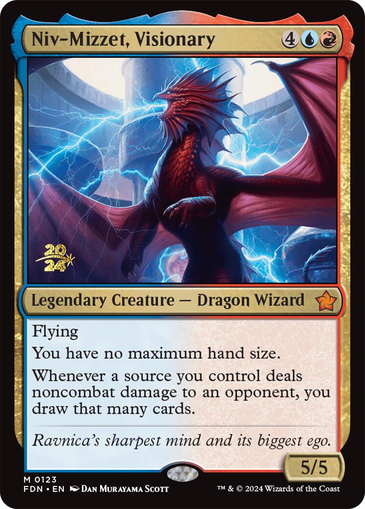 Niv-Mizzet, Visionary [Foundations Prerelease Promos] - Magic: The Gathering - Card Brawlers | Quebec | Canada |