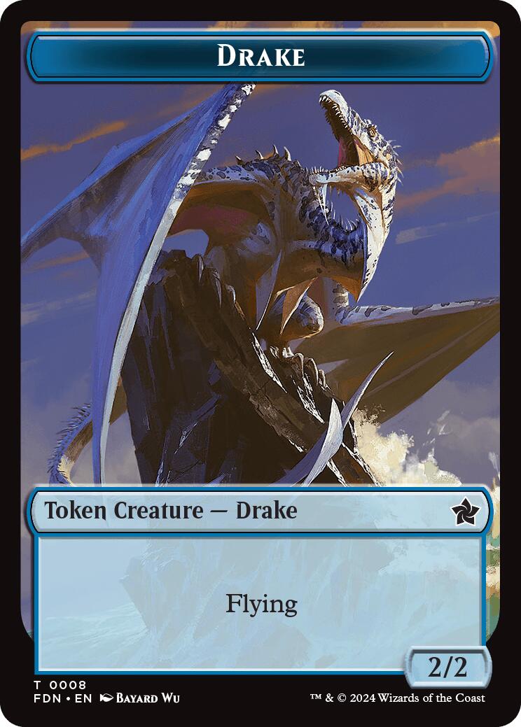 Drake // Goblin Doubled-Sided Token [Foundations Tokens] - Magic: The Gathering - Card Brawlers | Quebec | Canada |