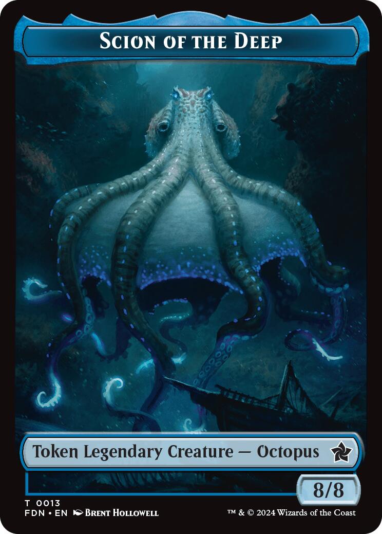 Scion of the Deep // Koma's Coil Doubled-Sided Token [Foundations Tokens] - Magic: The Gathering - Card Brawlers | Quebec | Canada |
