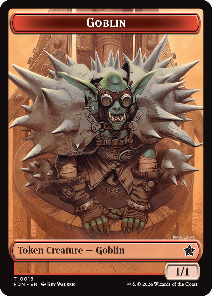 Goblin // Zombie Doubled-Sided Token [Foundations Tokens] - Magic: The Gathering - Card Brawlers | Quebec | Canada |