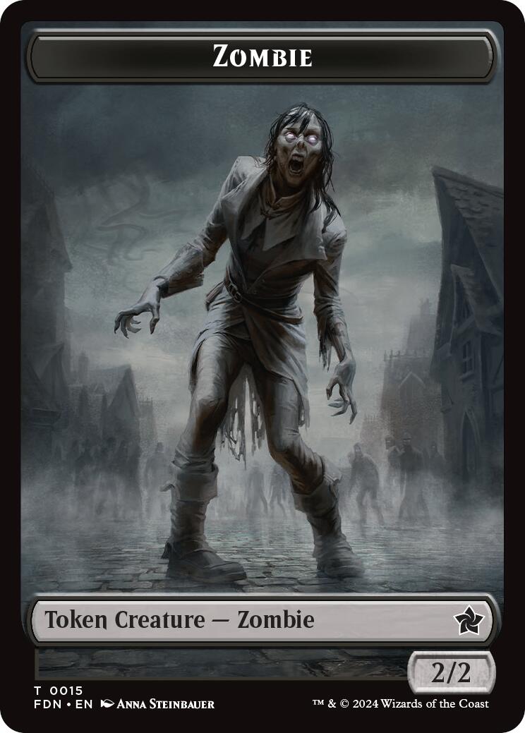 Zombie // Insect Doubled-Sided Token [Foundations Tokens] - Magic: The Gathering - Card Brawlers | Quebec | Canada |