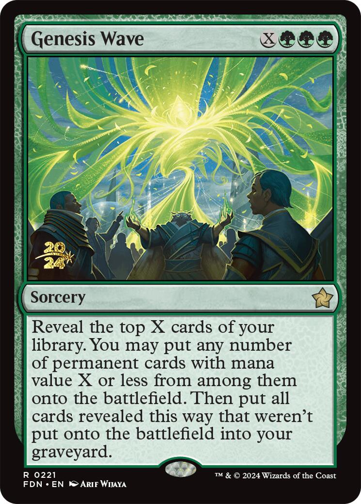 Genesis Wave [Foundations Prerelease Promos] - Magic: The Gathering - Card Brawlers | Quebec | Canada |