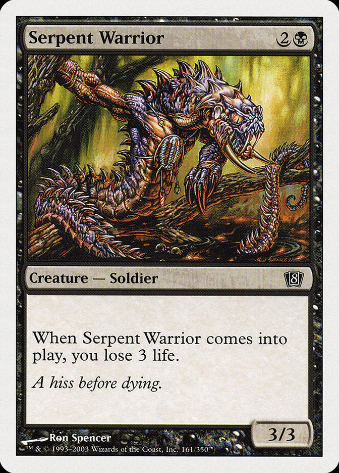 Serpent Warrior [Eighth Edition] - Magic: The Gathering - Card Brawlers | Quebec | Canada |