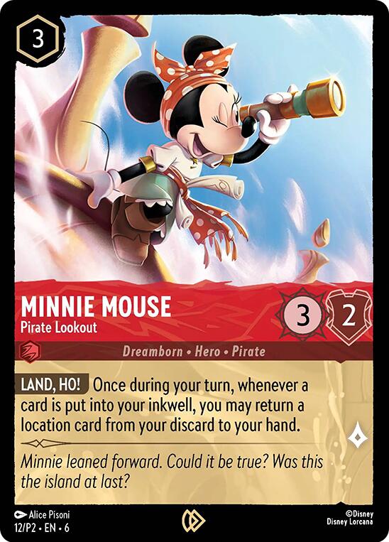 Minnie Mouse - Pirate Lookout (12/P2) [Promo Cards] - Disney - Card Brawlers | Quebec | Canada |