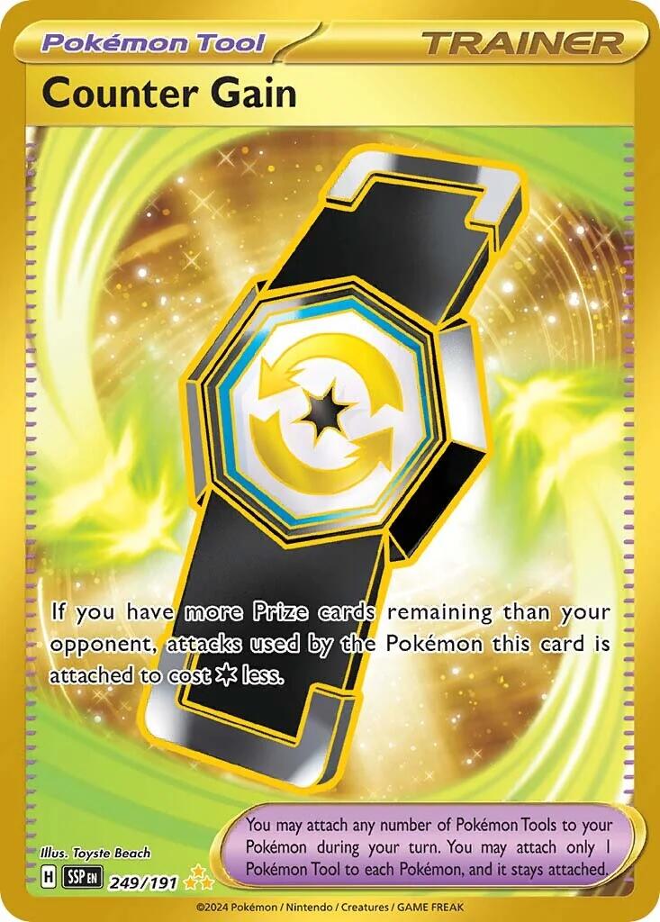 Counter Gain (249/191) [Scarlet & Violet: Surging Sparks] - Pokémon - Card Brawlers | Quebec | Canada |