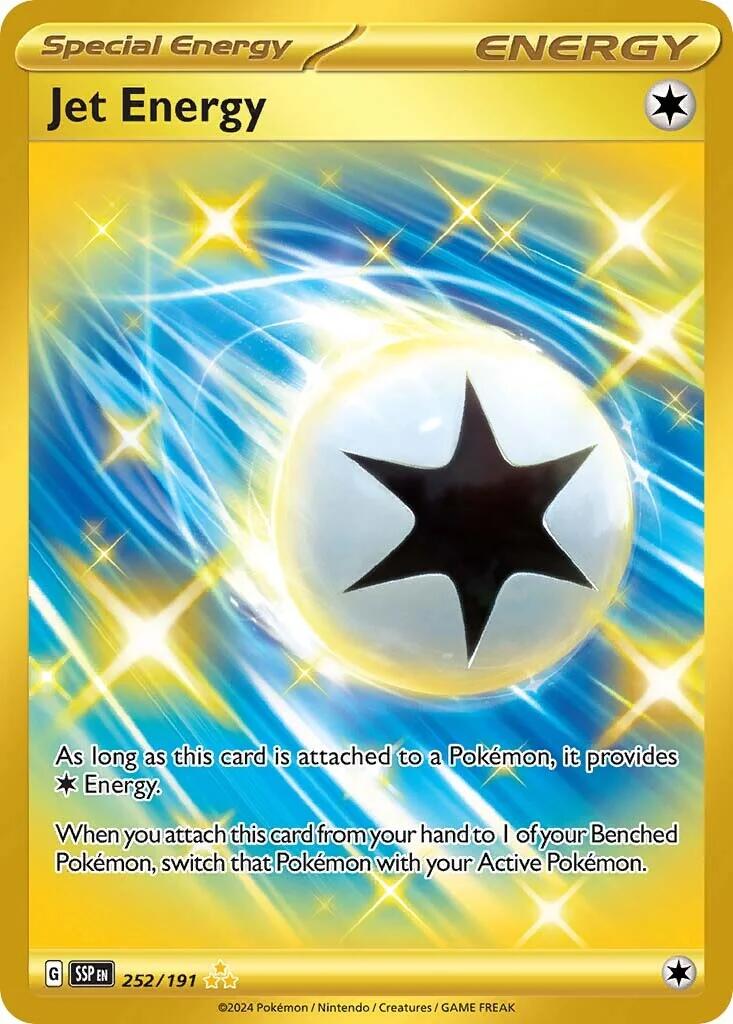 Jet Energy (252/191) [Scarlet & Violet: Surging Sparks] - Pokémon - Card Brawlers | Quebec | Canada |