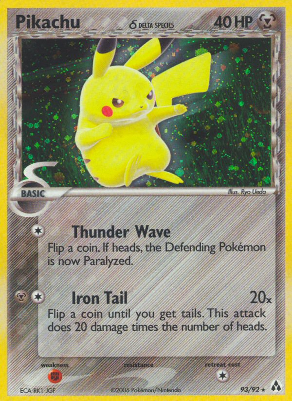 Pikachu (93/92) (Delta Species) [EX: Legend Maker] - Pokémon - Card Brawlers | Quebec | Canada |