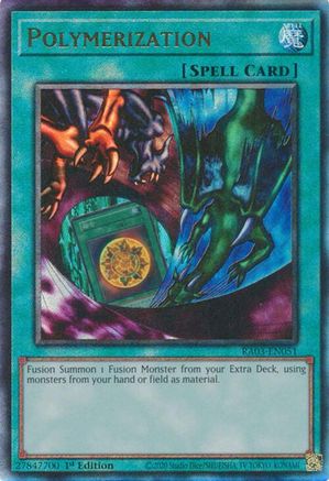 Polymerization (Alternate Art) (PUR) [RA03-EN051] Prismatic Ultimate Rare - Yu-Gi-Oh! - Card Brawlers | Quebec | Canada |