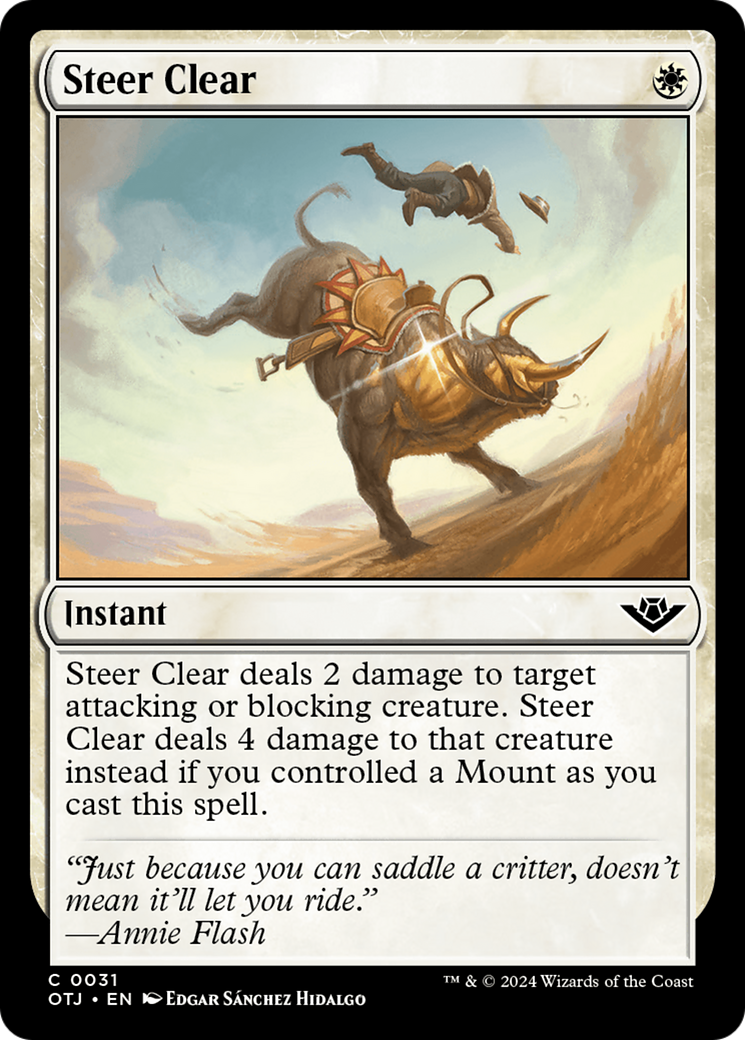 Steer Clear [Outlaws of Thunder Junction] - Magic: The Gathering - Card Brawlers | Quebec | Canada |