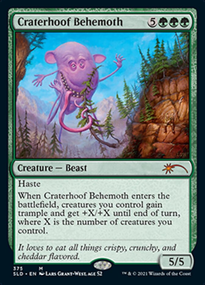Craterhoof Behemoth (375) [Secret Lair Drop Series] - Magic: The Gathering - Card Brawlers | Quebec | Canada |