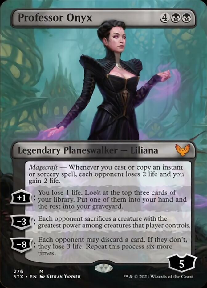 Professor Onyx (Borderless) [Strixhaven: School of Mages] - Magic: The Gathering - Card Brawlers | Quebec | Canada |