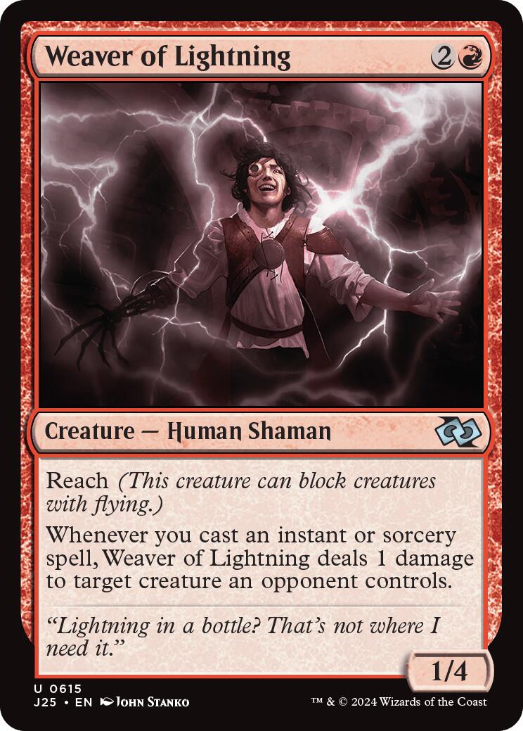 Weaver of Lightning [Foundations Jumpstart] - Magic: The Gathering - Card Brawlers | Quebec | Canada |